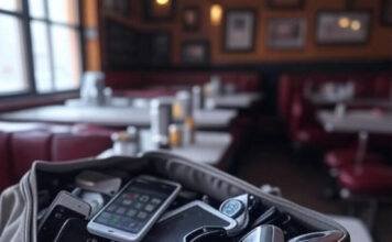 Upgrade Your Next Trip with These Trending Travel Gadgets in 2025 Chaotic Philly diner gadgets with fry, messy bag