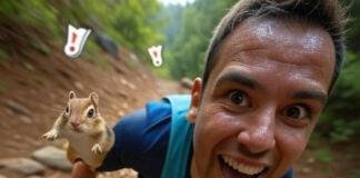 Best Action Camera Head Mount for You Sweaty trail run chaos, chipmunk photobombs tilt