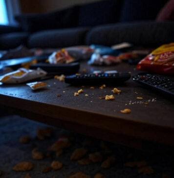 Good Streaming Devices That Don’t Make Me Wanna Scream Messy table with streaming devices, crumbs, soda stains