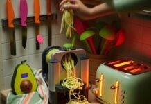 Top 15 Must-Have Kitchen Gadgets That Will Instantly Upgrade Your Cooking Game Chaotic Kitchen Counter: Zucchini Noodles & Retro Toaster Art