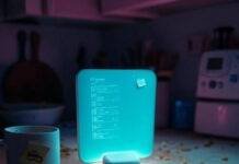 The Future of Smart Homes: 7 Trends That Will Dominate This Decade Messy kitchen counter with glowing smart hub, hopeful tech vibe