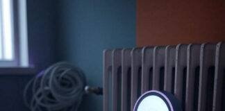 Smart Home Vs Traditional Home: Which One Saves You More Money Over Time? Smart thermostat glows by rusty radiator, bills spill, quirky sign