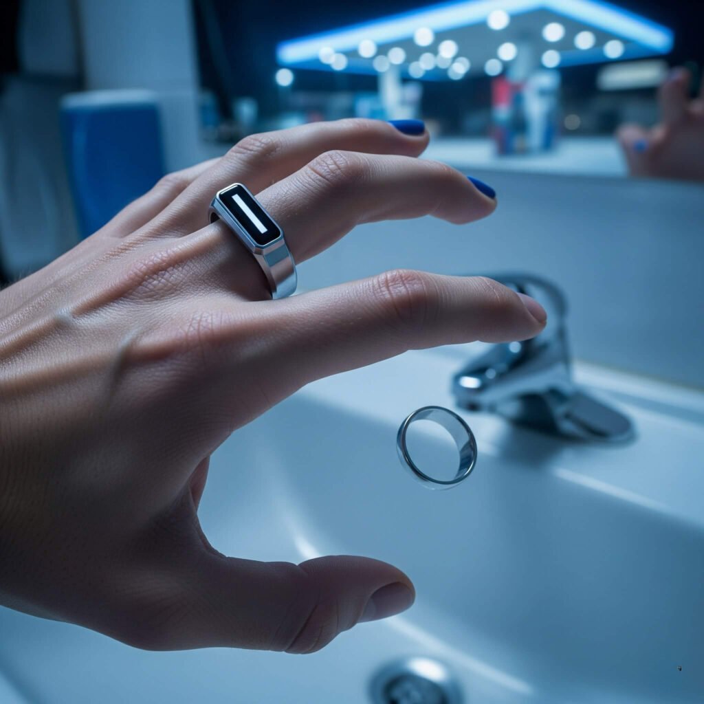 Lost smart ring at gas station.