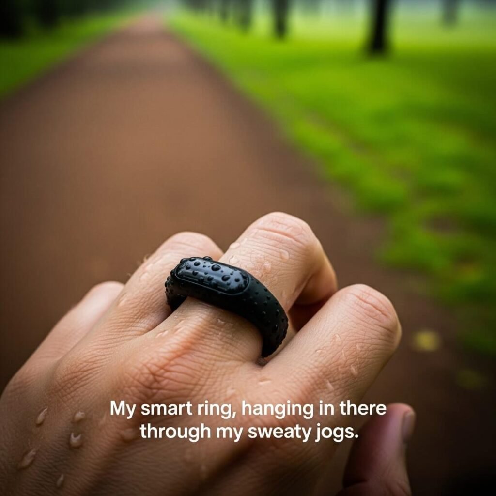 Sweaty Smart Ring: Running Tech in Action