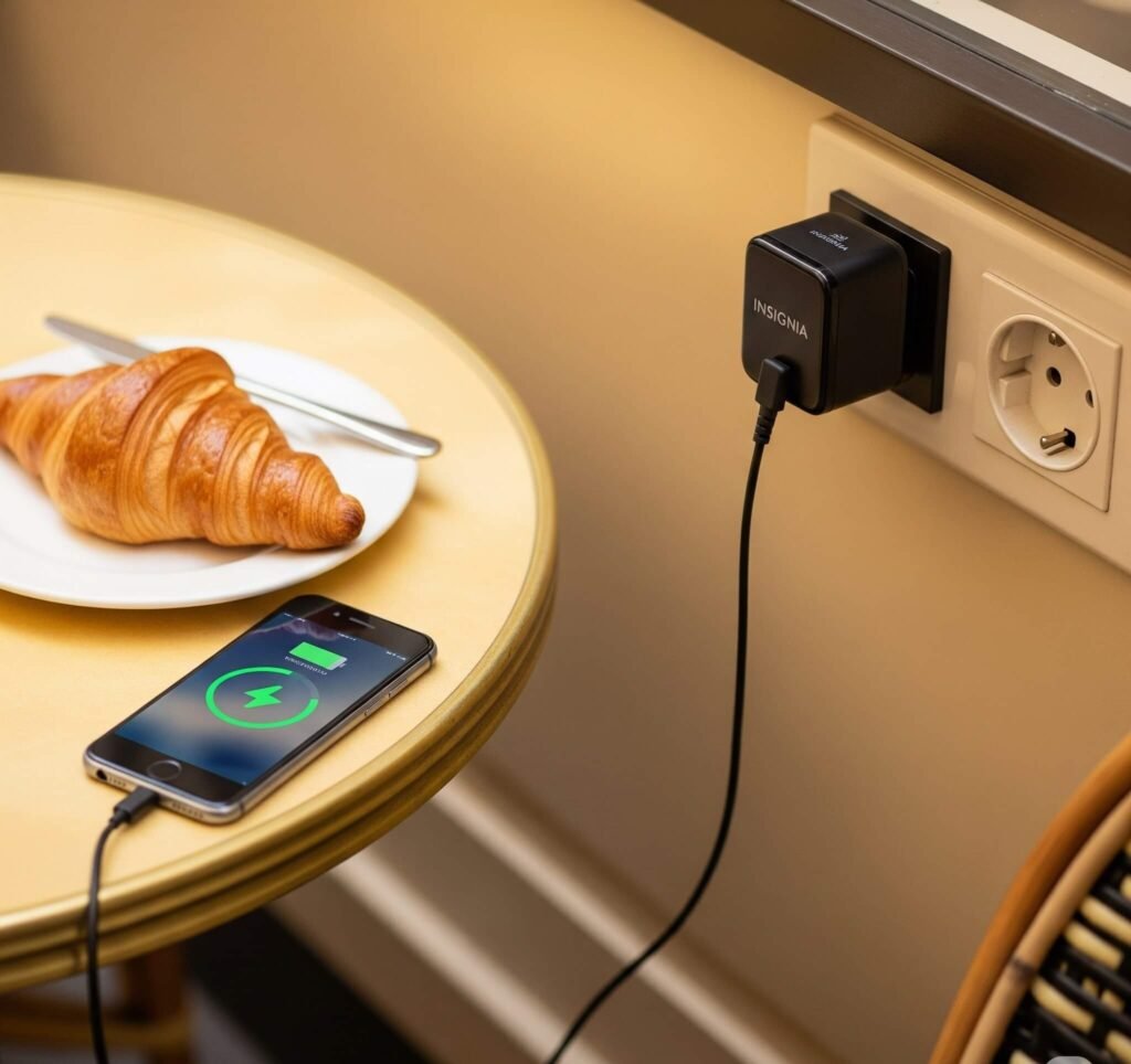 Paris Cafe Insignia Adapter & Croissant
