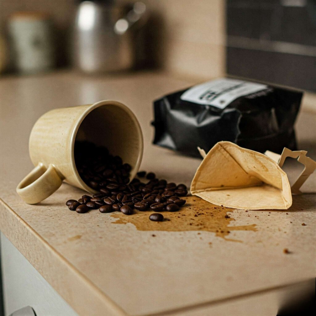 Coffee Spill Mess