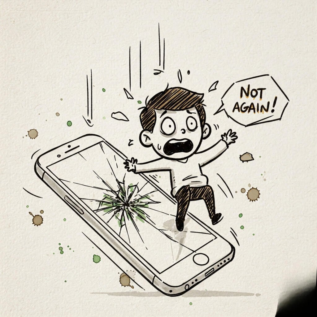 Doodle Phone Drop Panic