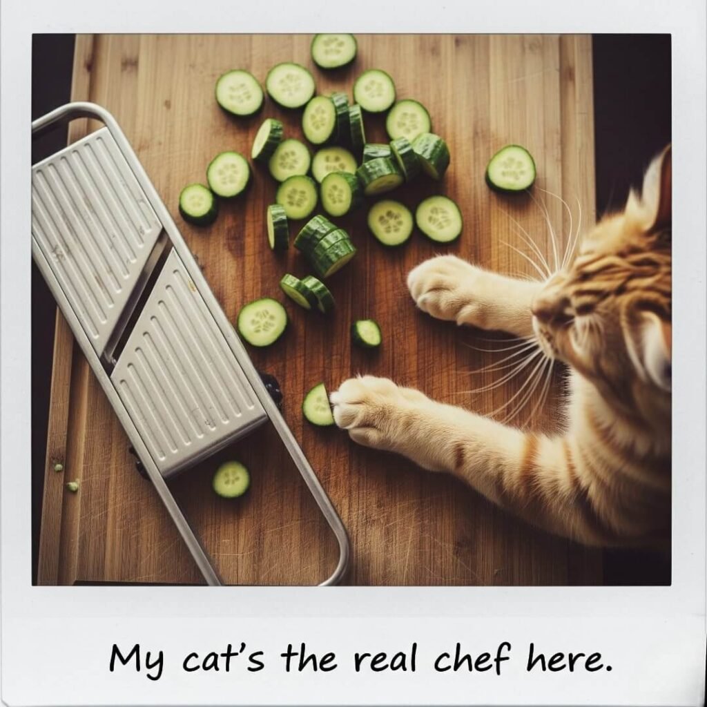Vintage Cooking Mess: Cat & Cucumber Slicer