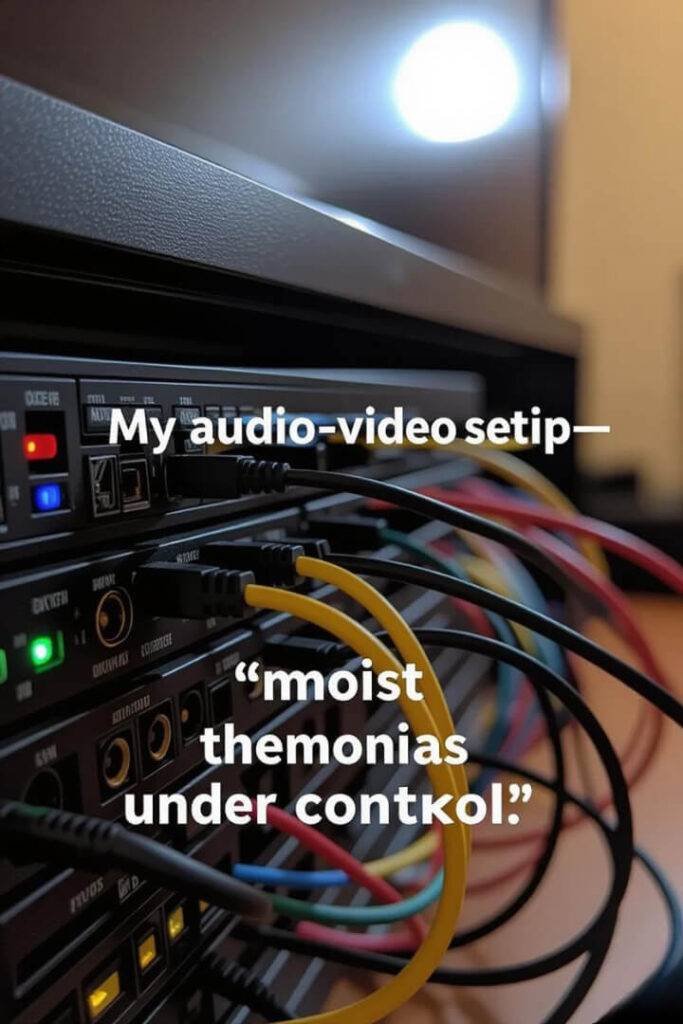 Low-angle cables, one wire taunts, TV setup struggle