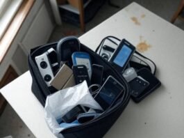 Travel Tech Revolution: The Coolest Gadgets You Didn’t Know You Needed Chaotic gadget unpack on messy kitchen table