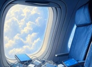 From Jet Lag to Juiced-Up Phones: Travel Gadgets That Solve Real Problems Dreamy chaos of travel gadgets in flight