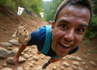 Best Action Camera Head Mount for You Sweaty trail run chaos, chipmunk photobombs tilt