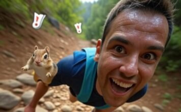 Best Action Camera Head Mount for You Sweaty trail run chaos, chipmunk photobombs tilt