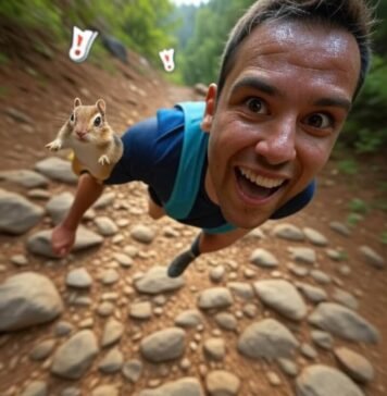 Best Action Camera Head Mount for You Sweaty trail run chaos, chipmunk photobombs tilt