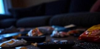 Good Streaming Devices That Don’t Make Me Wanna Scream Messy table with streaming devices, crumbs, soda stains