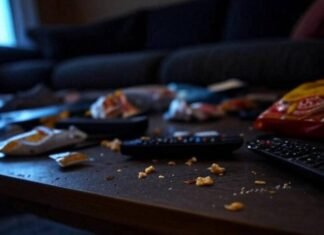 Good Streaming Devices That Don’t Make Me Wanna Scream Messy table with streaming devices, crumbs, soda stains