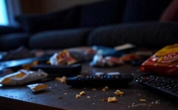 Good Streaming Devices That Don’t Make Me Wanna Scream Messy table with streaming devices, crumbs, soda stains