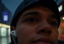 Latest Apple AirPods Review: Is It Worth Buying? Rainy urban chaos with AirPods 4, vintage vibe