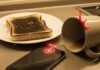 iPhone Battery Dead? How to Still Find It Kitchen chaos with dead iPhone and burnt toast