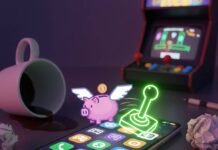 From Gaming to Finance: The Most Popular Apps Trending This Year Gaming and finance apps glow on a messy desk