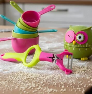 Food Prep Accessories Kitchen Chaos: A Funny and Quirky Still Life