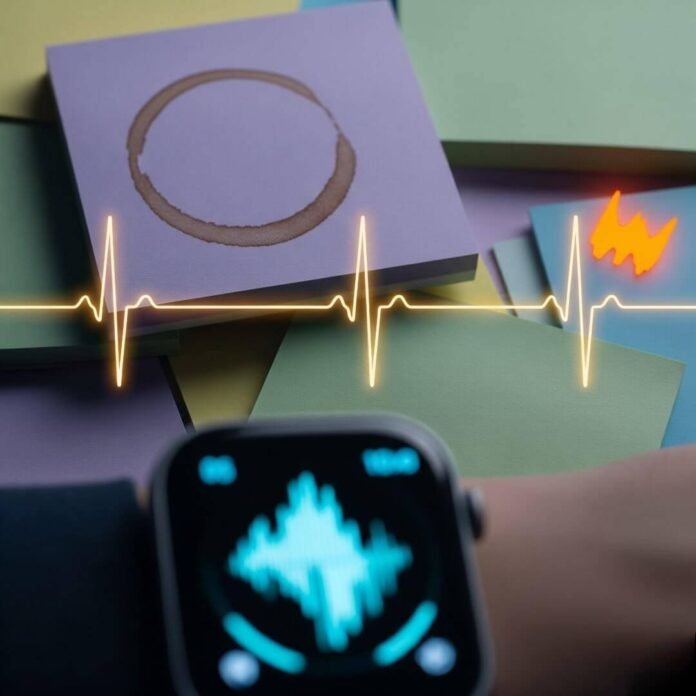 Wearable Tech & Mental Health: Smartwatch, Sticky Notes, and Stress Management