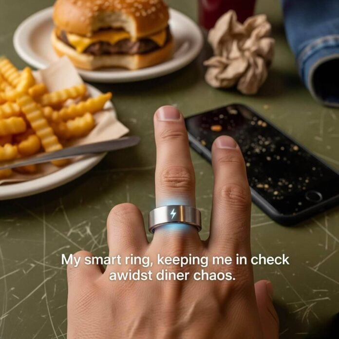 Smart Ring in Diner: Tech Meets Chaos