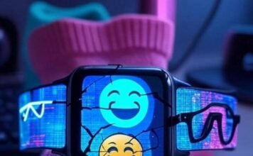 10 Must-Have Wearables of 2025 That Are Actually Useful Cracked smartwatch, glitchy band, crooked AR glasses, quirky tech fail